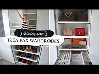 Video thumbnail for IKEA PAX WARDROBE | Building Our Dressing Room | Walk In Wardrobe