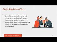 Video thumbnail for AIA Contract Documents New Sworn Construction Statement and Lien Waiver and Release Forms