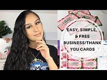 Video thumbnail for How to Make Thank You/Business Cards for FREE & EASY + How to Print | DEPOP Seller Tips