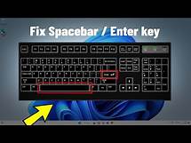 Video thumbnail for Fix Spacebar Or Enter key Not Working in Windows 11 / 10 | How To Solve space bar / enter Button ⌨️