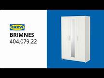 Video thumbnail for IKEA BRIMNES Wardrobe with 3 doors assembly instructions