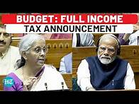 Video thumbnail for Budget 2024: Income Tax Changes In New Regime - New Slabs, Standard Deduction | Nirmala | Modi Govt