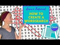 Video thumbnail for Canva Tutorial: How to Create a Wordsearch on Canva
