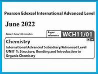 Video thumbnail for Unit 1 June 2022 - AS Chemistry - Dr Hanaa Assil