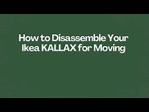 Video thumbnail for How to Disassemble Your Ikea KALLAX for Moving