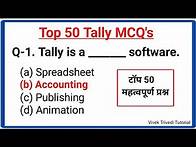 Video thumbnail for Tally Top 50 Questions and Answers | Tally MCQ |