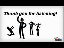 Video thumbnail for Thank you for listening