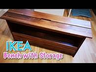 Video thumbnail for IKEA Perjohan Bench with Storage Assembly | KC Mum Life