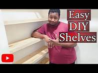 Video thumbnail for How To Build Easy DIY Shelves | Closet Makeover On A Budget