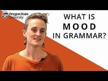 Video thumbnail for "What Is Mood in Grammar?": Oregon State Guide to Grammar