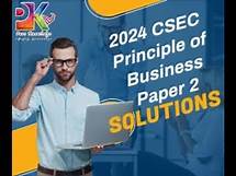 Video thumbnail for CSEC POB Paper 2 MAY 2024 REVIEW