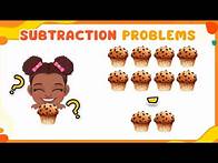Video thumbnail for How to Subtract Basic Math Subtraction Word Problems with Pictures for Kids Show Your Work