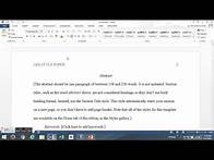 Video thumbnail for The Basics - How to Write an APA Style Paper