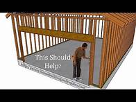 Video thumbnail for How to Frame Garage Door Opening for Most Roll up Doors