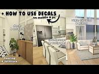 Video thumbnail for my favorite REALISTIC decal codes + how to use them | ROBLOX Bloxburg