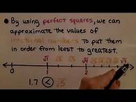 Video thumbnail for 8th Grade Math 1.3b, Ordering Real Numbers