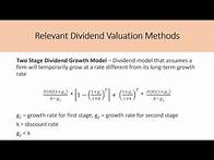 Video thumbnail for Estimating and Calculating Dividend Growth Rates
