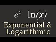 Video thumbnail for Calculus I: Exponential and Logarithmic Functions