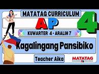 Video thumbnail for MATATAG AP 4 Grade 4 Kuwarter 4 Aralin 7 Kagalingang Pansibiko