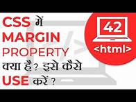 Video thumbnail for #42 Learn the complete concept of margin CSS property | Learn HTML | Learn CSS