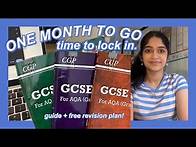 Video thumbnail for ONE MONTH UNTIL GCSEs 📚 stress-free guide + FREE revision plan from a grade 9 student