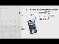 Video thumbnail for Financial Math: Calculating Monthly Payment for ARM Part 1