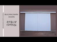 Video thumbnail for BUILDING BARN DOORS//DETAILED TUTORIAL//EXTERIOR DOOR//