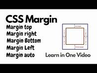 Video thumbnail for Learn CSS Margin in one video | Margin top, Margin bottom, Margin-right | Easy tutorial.