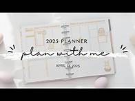 Video thumbnail for 2025 Planner *** Plan with Me *** Weekly Layout April 14, 2025 *** Passion Planner Weekly