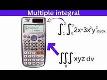 Video thumbnail for How to use Calculator for Evaluate Multiple Integrals - Easy Techniques