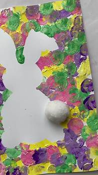 Video thumbnail for Adorable Pom Pom Bunny Craft: Free Printable Easter Bunny Outline