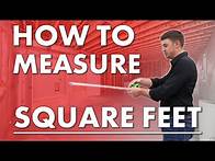 Video thumbnail for How to Measure Square Feet