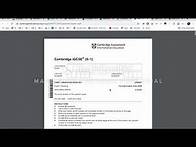 Video thumbnail for A guide to the CIE IGCSE English Language Paper 1 (Reading)