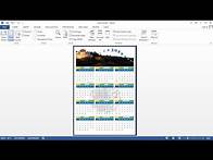 Video thumbnail for Microsoft word tutorial |How to Make a 1-Page Calendar 12 Months in MS Word