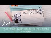 Video thumbnail for Free Printable Photo Thank You Cards With Canon Ivy