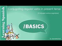 Video thumbnail for Learn Spanish: conjugating regular verbs in the present tense