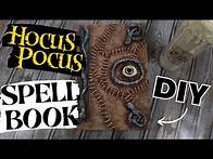 Video thumbnail for DIY HOCUS POCUS SPELL BOOK TUTORIAL!