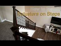 Video thumbnail for How to Install Iron Balusters on Steps