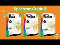 Video thumbnail for Spectrum Grade 3 Workbooks