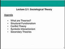 Video thumbnail for Soc 101 Lecture 2.1 Theory