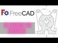 Video thumbnail for 2D drawing in FreeCAD