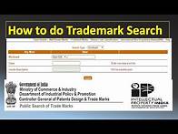 Video thumbnail for How to do Trademark Public Search | Online Demo |
