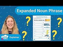 Video thumbnail for Twinkl KS1 | Expanded Noun Phrases Worksheet