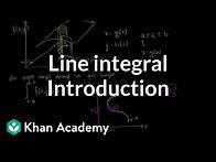 Video thumbnail for Introduction to the line integral | Multivariable Calculus | Khan Academy