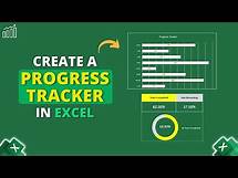 Video thumbnail for How to Create a Progress Tracker in Excel
