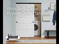Video thumbnail for Johnson Hardware® Soft-Close 138FB Sliding Bypass Door Hardware_Laundry Closet