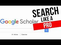 Video thumbnail for How to Use Google Scholar Like A Pro! || A comprehensive guide to using Google Scholar to search