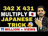 Video thumbnail for Japanese Multiply Trick । 10 Sec Multiplication Trick | Short Trick Math