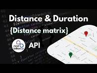 Video thumbnail for Calculate Distance Between Two Points on a Map | Distance Matrix API