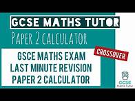 Video thumbnail for Last Minute Maths Revision - June 2023 Maths Exam Paper 2 Calculator | GCSE Maths